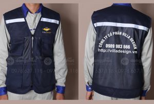 May và in áo gile Công ty Cổ phần Villa Design