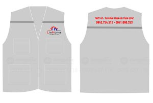 May và in áo gile Công ty LinHome