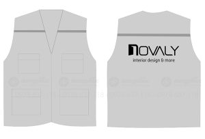 May và in áo gile Công ty Novaly