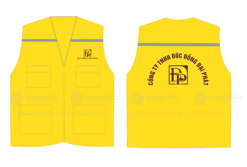 May và in áo gile Công ty TNHH Đúc Đồng Đại Phát