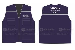 May và in áo gile Staff Văn hóa Việt TV