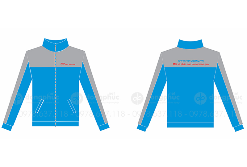 May và in áo gió Công ty Huy Duong