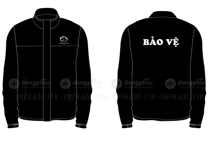 May và in áo khoác Bảo vệ Công ty Tràng An