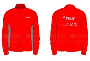 May và in áo khoác Công ty Canzy
