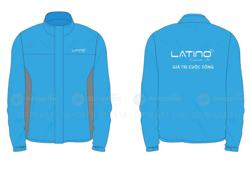 May và in áo khoác Công ty Latino