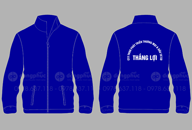 May và in áo khoác Công ty TNHH phát triển thương mại & đầu tư XD Thắng Lợi