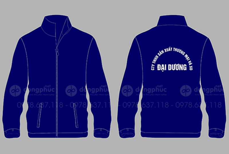 May và in áo khoác Công ty TNHH sản xuất thương mại XD Đại Dương