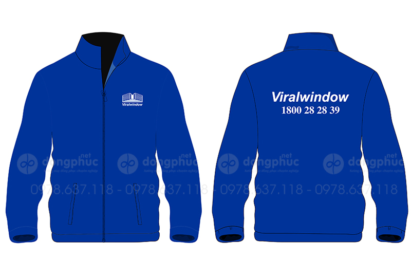 May và in áo khoác Công ty Viralwindow