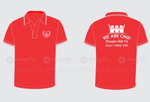 May và in áo Lớp Chuyên Việt Trì Khóa 1 (1989 - 1991)