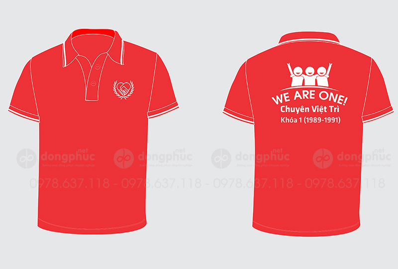 May và in áo Lớp Chuyên Việt Trì Khóa 1 (1989 - 1991)