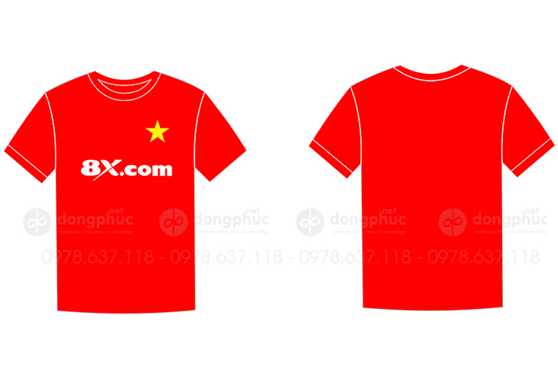 May và in áo phông 8X.com