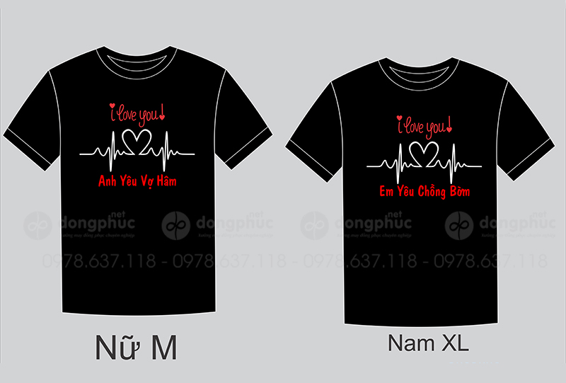 May và in áo phông Anh yêu vợ Hâm