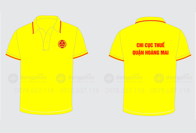 May và in áo phông Chi cục thuế Quận Hoàng Mai