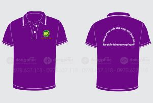 May và in áo phông Công ty CP phát triển nông nghiệp hữu cơ Hòa Bình