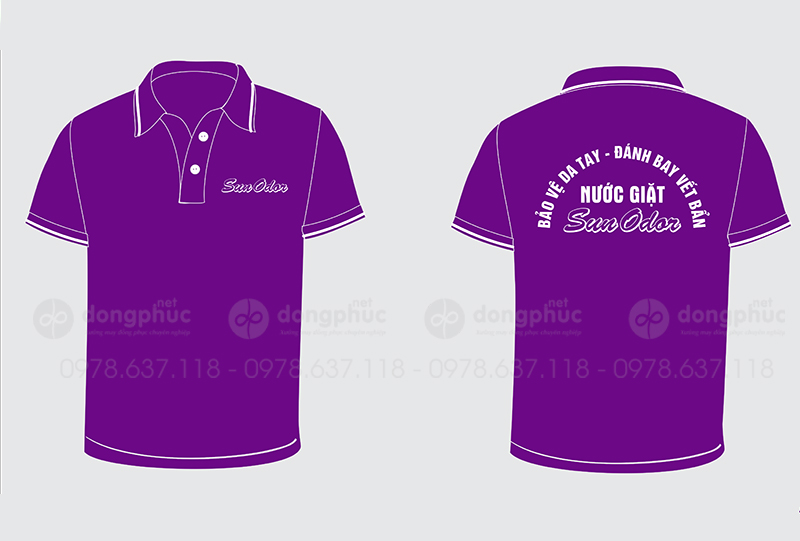 May và in áo phông Công ty Nước giặt SunOdor