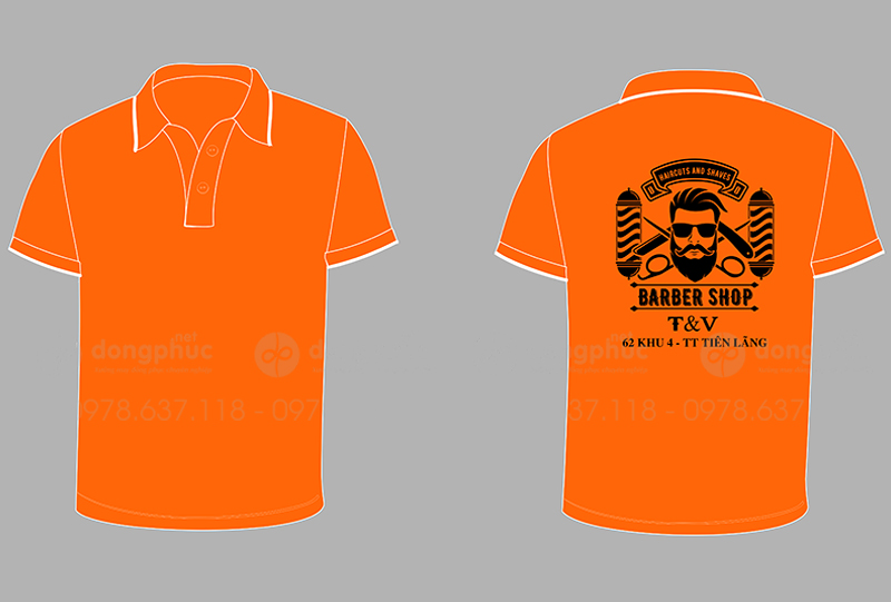 May và in áo phông Cửa hàng Baber Shop T&V