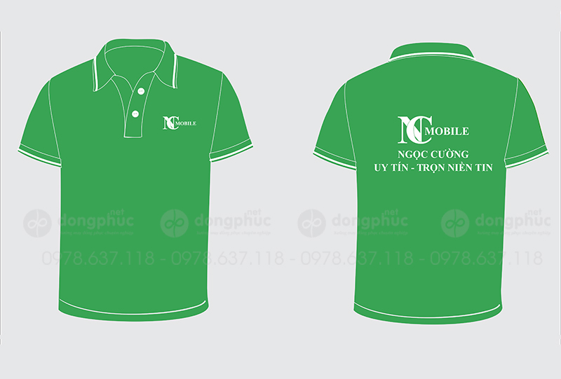 May và in áo phông Cửa hàng Mobile Ngọc Cường