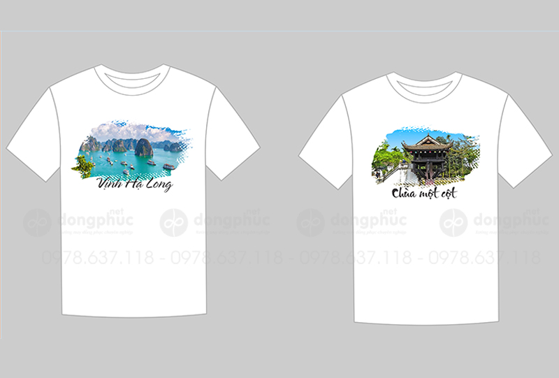 May và in áo phông hình danh lam thắng cảnh