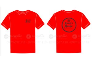 May và in áo phông màu đỏ Quán Harry's House