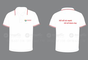 May và in áo phông màu trắng Diamond Invest Holdings