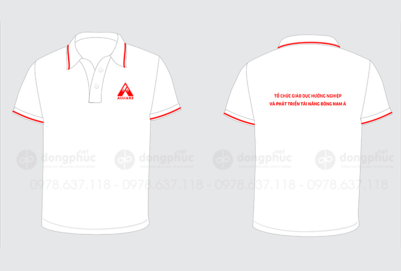 May và in áo phông Tổ chức giáo dục Allianz