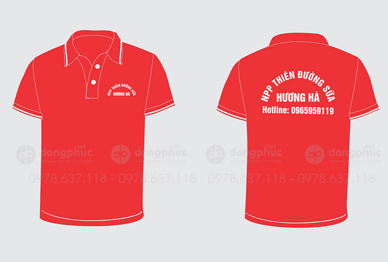 May và in áo phông NPP Thiên đường sữa Hương Hà