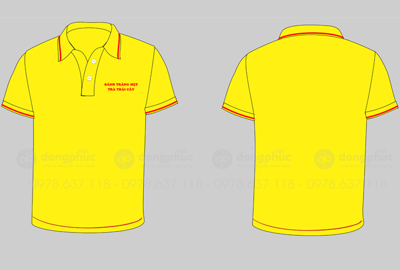 May và in áo phông Quán Bánh tráng mẹt Trà trái cây