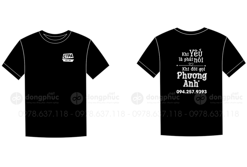 May và in áo phông Quán Cơm Tấm Phương Anh