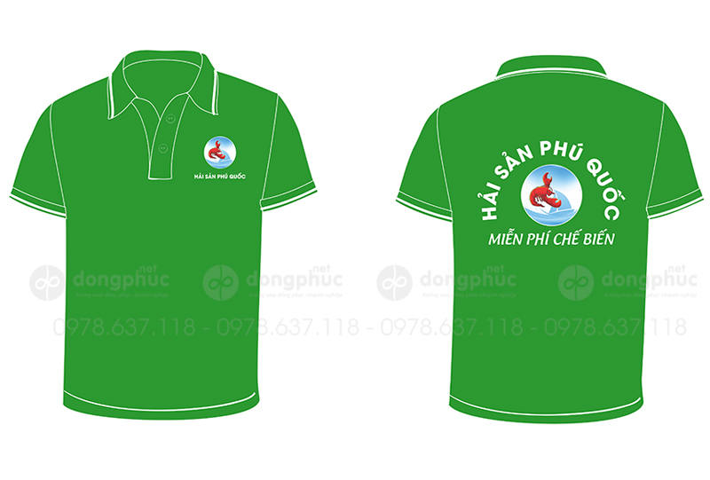 May và in áo phông Quán Hải Sản Phú Quốc