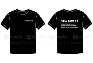 May và in áo phông Quán Vua Bún Cá