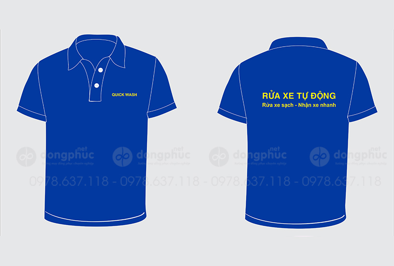 May và in áo phông Rửa xe tự động