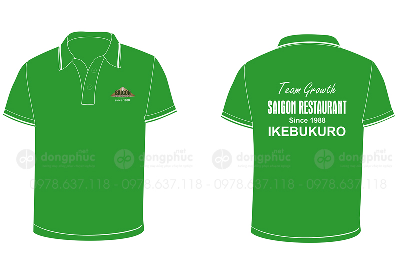 May và in áo phông Team Growth Saigon Restaurant