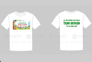 May và in áo phông Team Oxygen - TH Lê Văn Tám