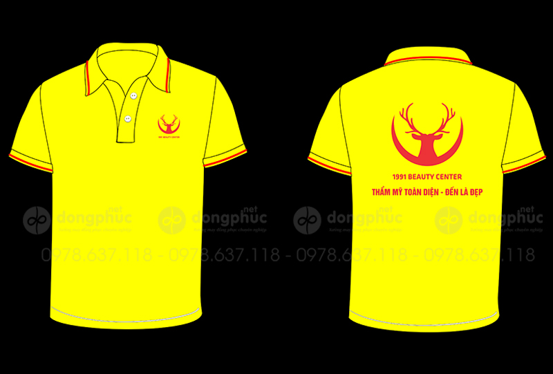 May và in áo phông Thẩm mỹ viện 1991 Beauty Center