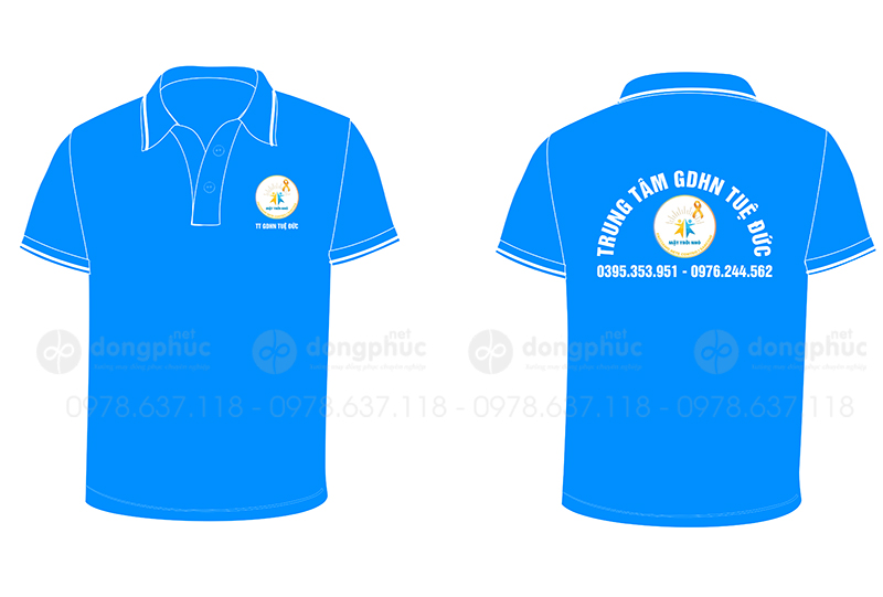 May và in áo phông Trung tâm GDHN Tuệ Đức