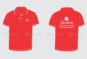 May và in áo phông Trung tâm tiếng anh Jaxtina
