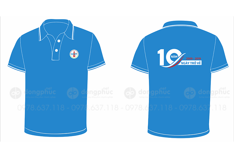 May và in áo phông Trường Đại học Lương Thế Vinh 10 năm ngày trở về 2009-2019