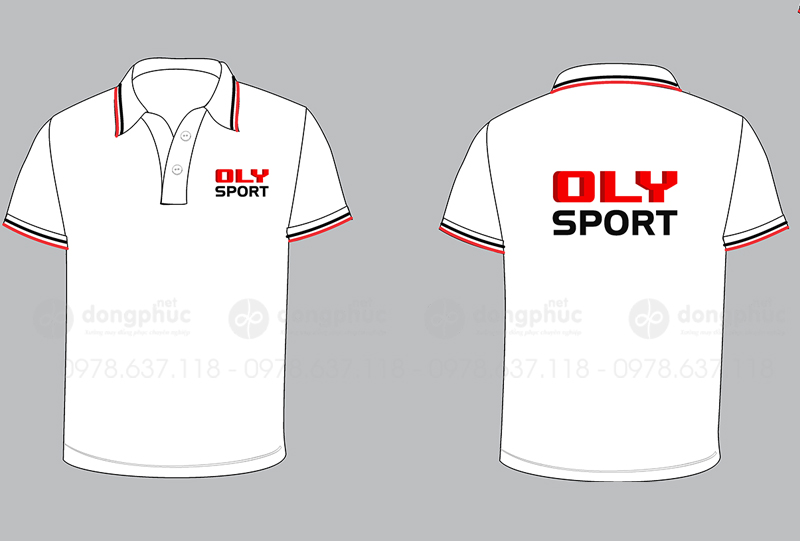 May và in áo polo Oly Sport