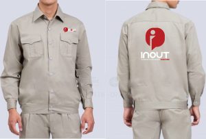May và in đồng phục bảo hộ Công ty Inout Construction Design