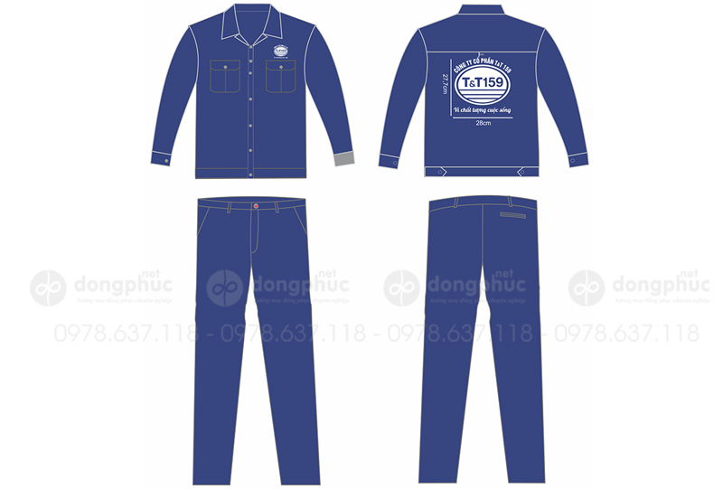 May và in đồng phục bảo hộ Công ty Cổ phần T&T 159