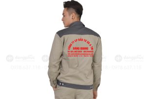 May và in đồng phục bảo hộ Công ty CP đầu tư XD&TM Đăng Quang