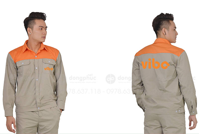 May và in đồng phục bảo hộ Công ty Viba