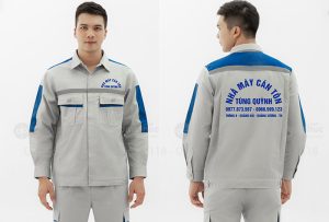 May và in đồng phục bảo hộ Nhà máy cán tôn Tùng Quỳnh