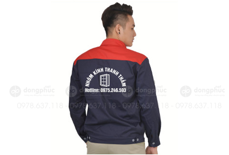 May và in đồng phục bảo hộ Nhôm kính Thanh Thắm