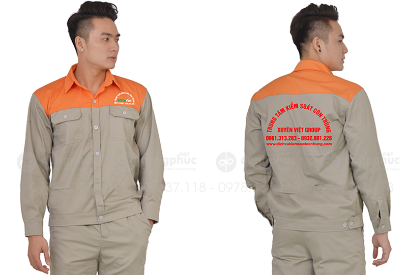 May và in đồng phục bảo hộ Trung tâm kiểm soát côn trùng Xuyên Việt Group