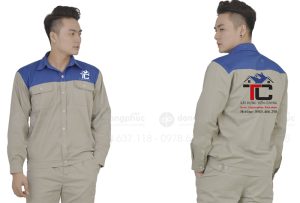 May và in đồng phục bảo hộ Xây dựng Tiến Cương