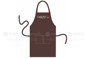 May và in tạp dề Quán Yarmy Coffee
