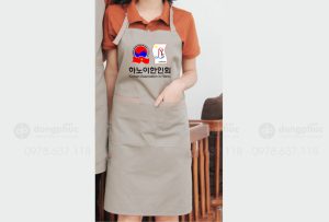 May và in tạp dề Korean Association in Hanoi