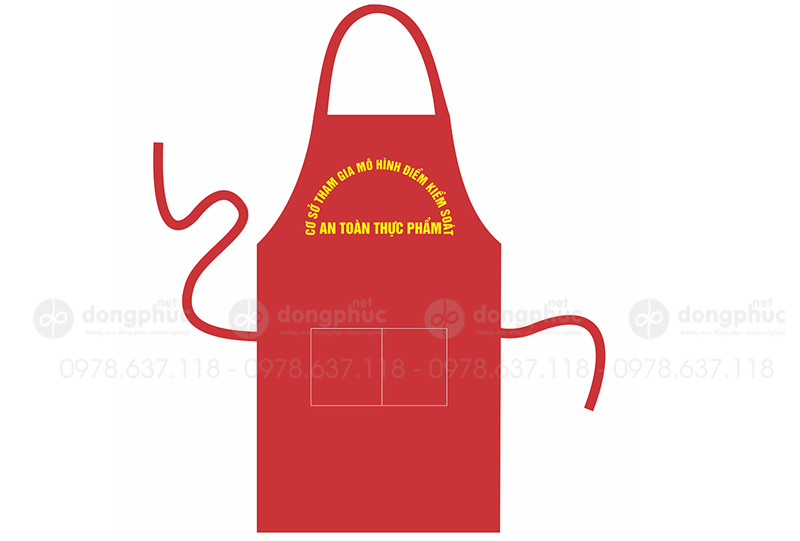 May và in tạp dề Cơ sở tham gia mô hình điểm kiểm soát An Toàn thực phẩm