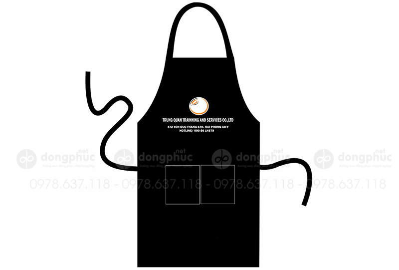 May và in tạp dề Công ty Trung Quan Training and Services